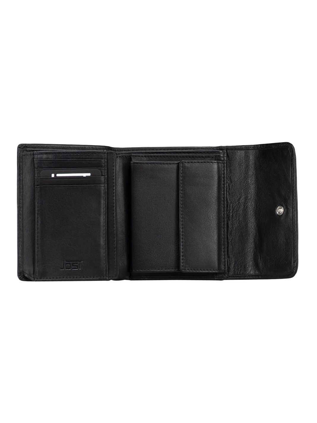 Jost Odense Portafoglio Protezione RFID Vera Pelle 12 cm