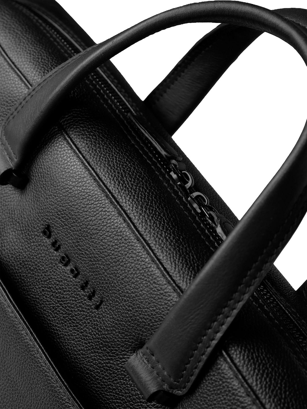 bugatti Black Valigetta Vera Pelle 39 cm Vano porta PC bugatti Black Valigetta Vera Pelle 39 cm Vano porta PC