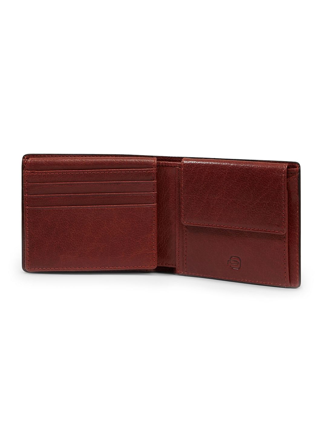 Piquadro Solm Portafoglio Protezione RFID Vera Pelle 11 cm Piquadro Solm Portafoglio Protezione RFID Vera Pelle 11 cm
