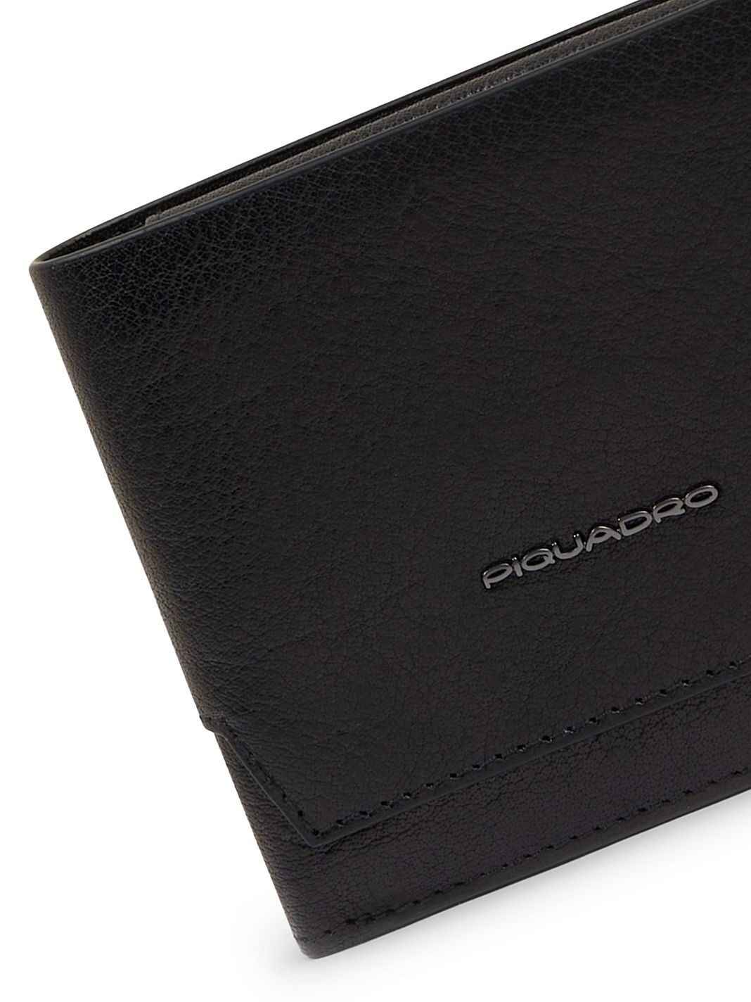 Piquadro Solm Portafoglio Protezione RFID Vera Pelle 11 cm Piquadro Solm Portafoglio Protezione RFID Vera Pelle 11 cm