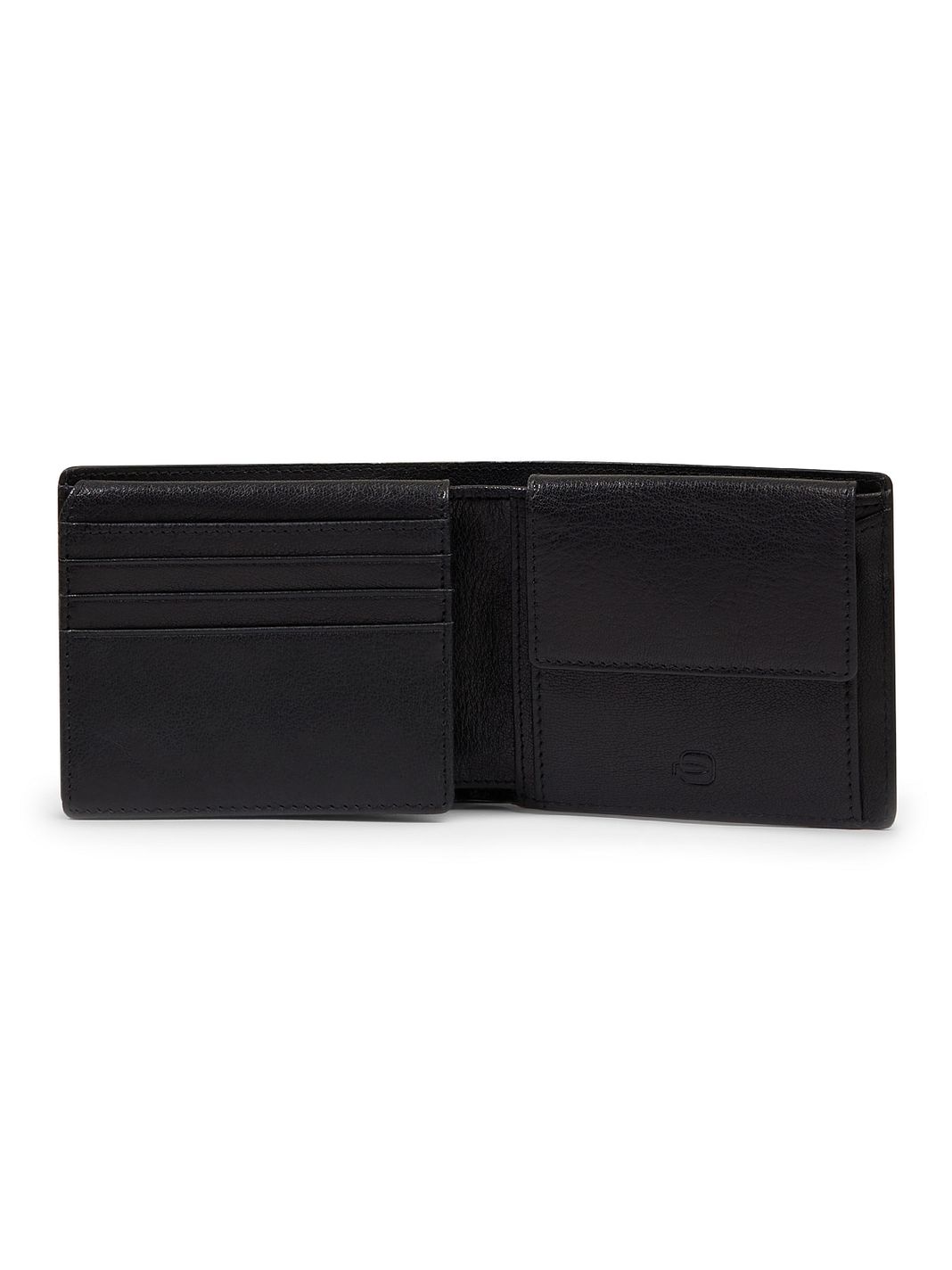 Piquadro Solm Portafoglio Protezione RFID Vera Pelle 11 cm Piquadro Solm Portafoglio Protezione RFID Vera Pelle 11 cm