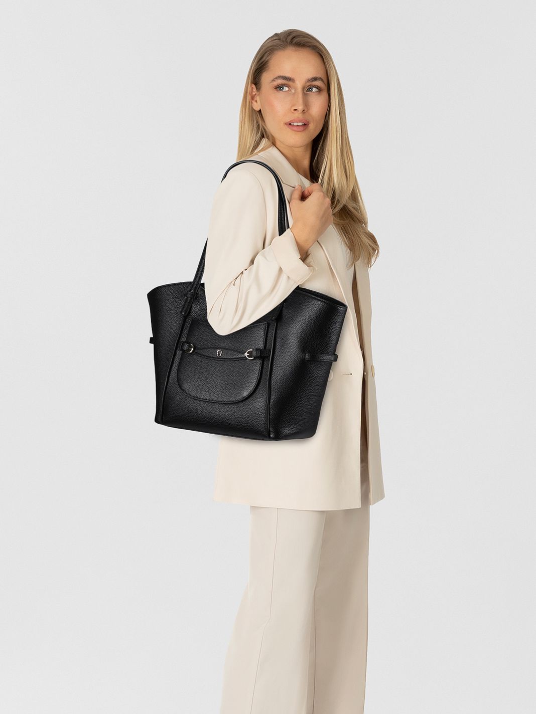 AIGNER Cavallo Borsa shopper Vera Pelle 45 cm AIGNER Cavallo Borsa shopper Vera Pelle 45 cm
