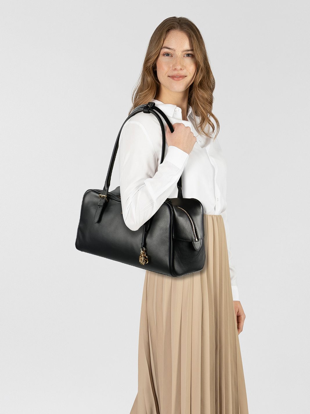 Lauren Ralph Lauren Marcy Olkalaukku Nahka 35.5 cm