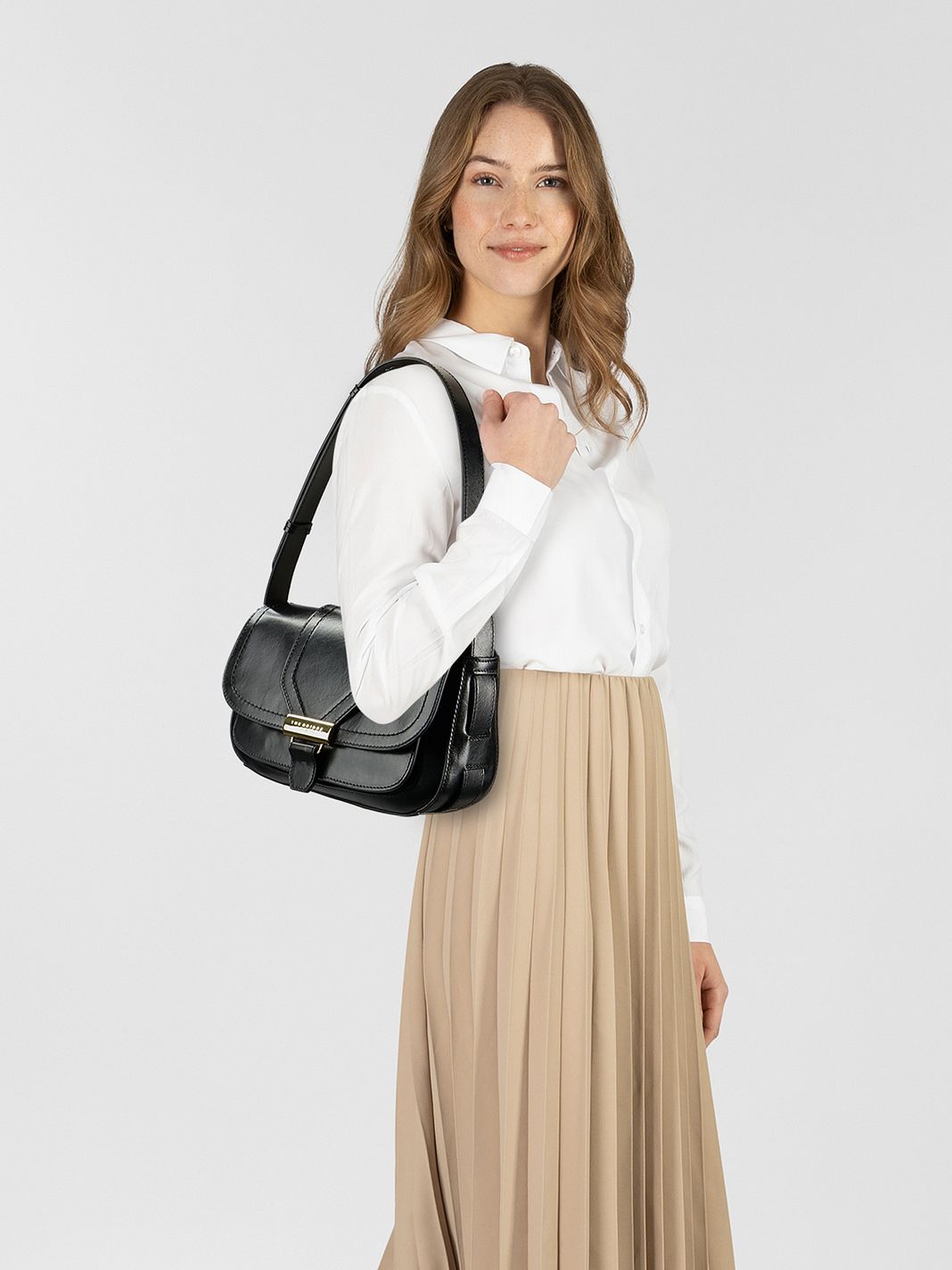 The Bridge Benedetta Borsa a spalla Vera Pelle 27 cm The Bridge Benedetta Borsa a spalla Vera Pelle 27 cm