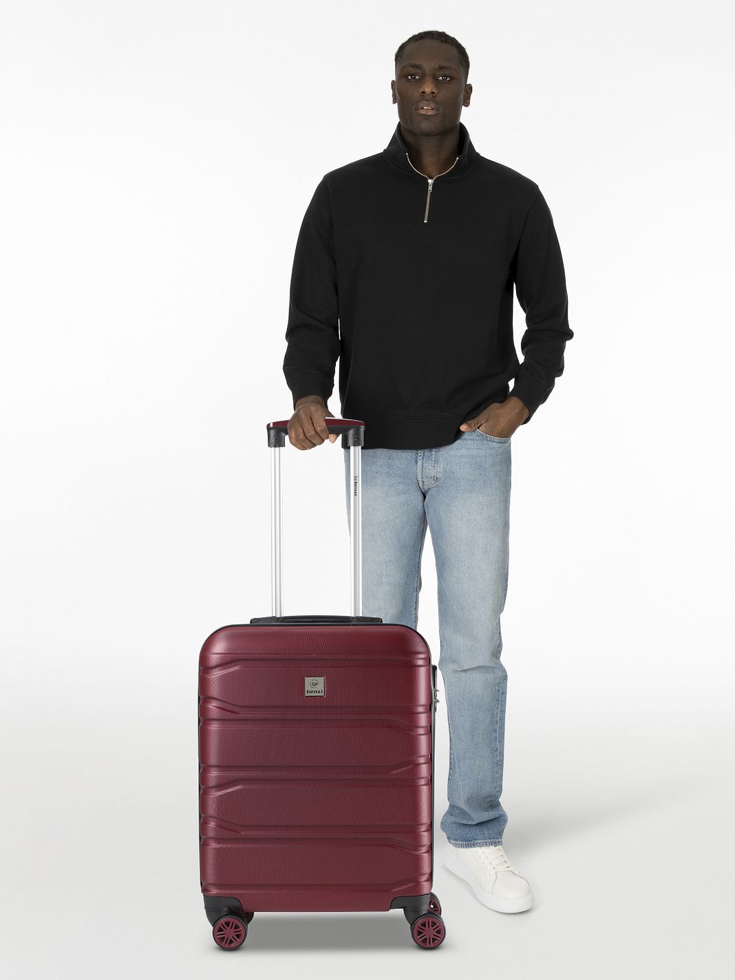 Benzi 5523 4 ruote Trolley cabina 53 cm Benzi 5523 4 ruote Trolley cabina 53 cm
