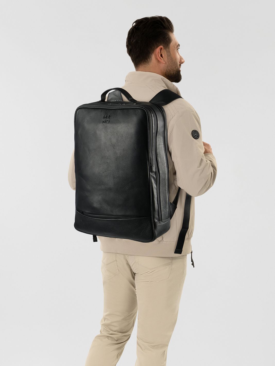Harbour 2nd City Lights Daypack Läder 44 cm Laptopfack