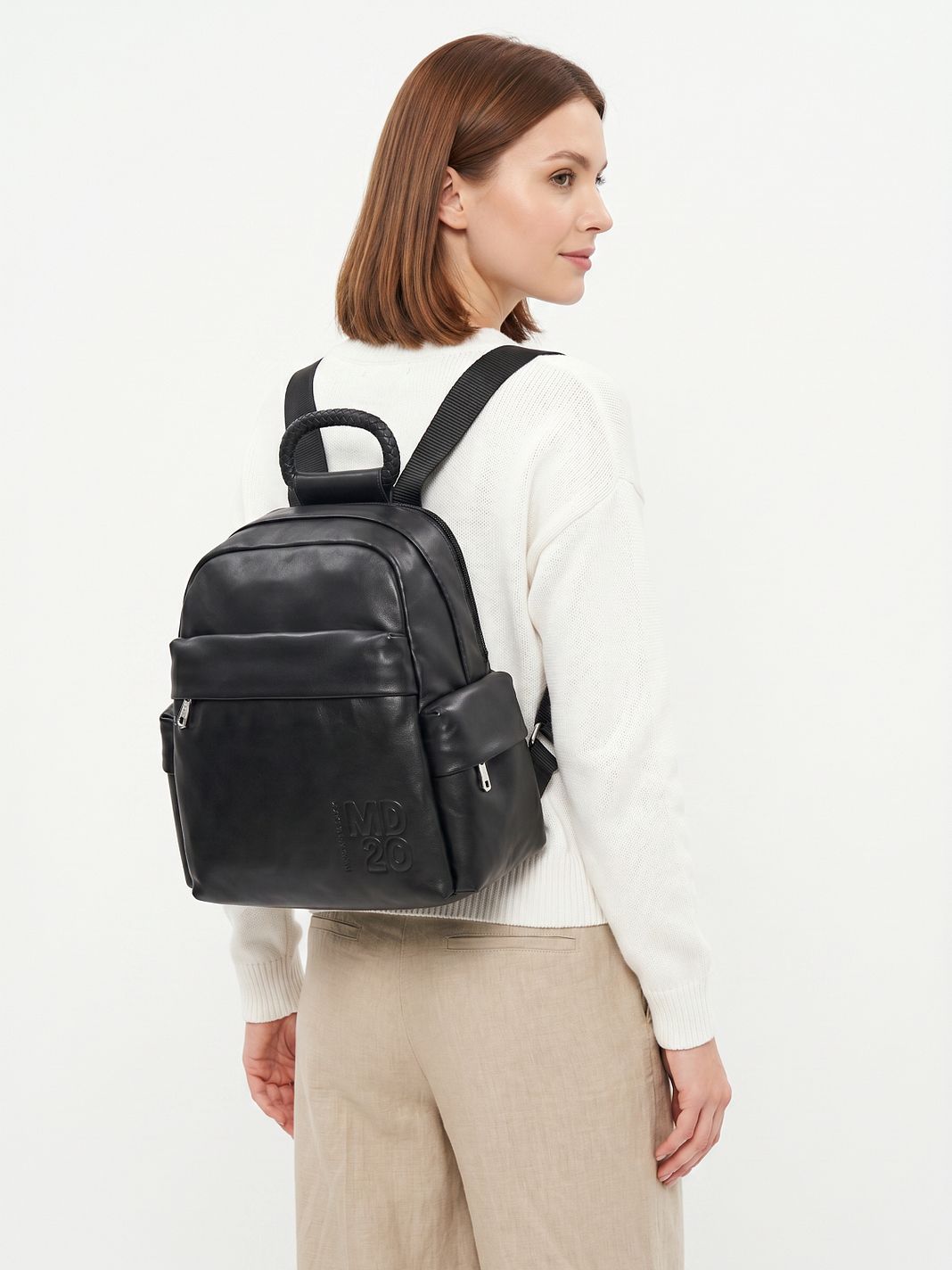 Mandarina Duck MD20 Stadsryggsäck Läder 25 cm Mandarina Duck MD20 Stadsryggsäck Läder 25 cm