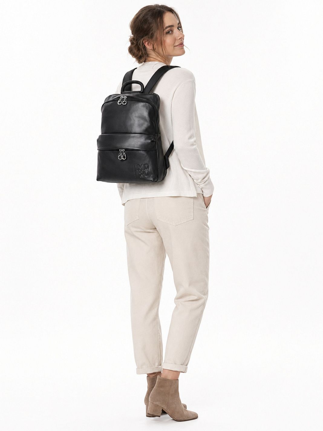 Mandarina Duck MD20 Daypack Læder 35 cm Laptoprum