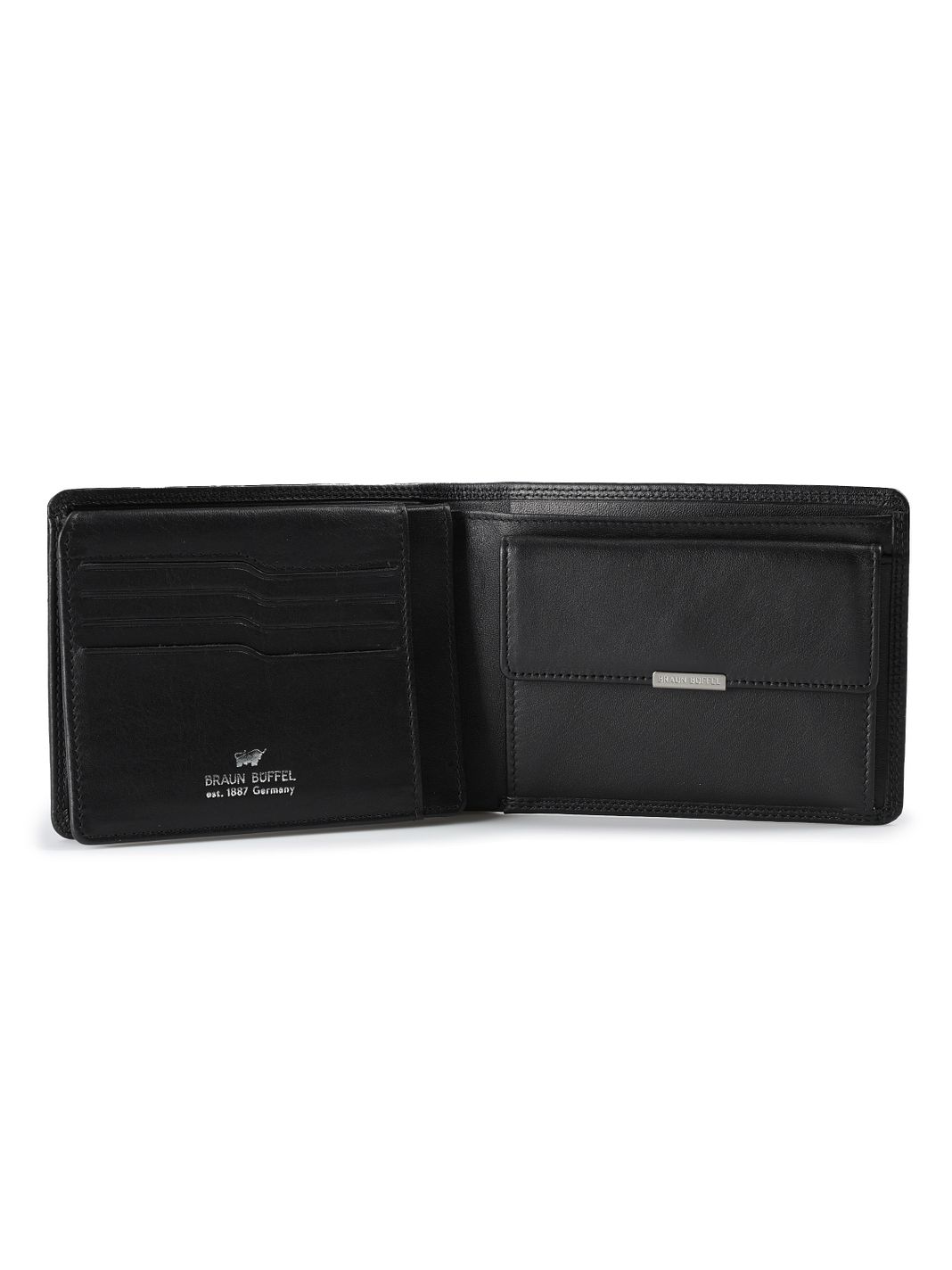 Braun Büffel Golf 3.0 Plånbok RFID-skydd Läder 12 cm