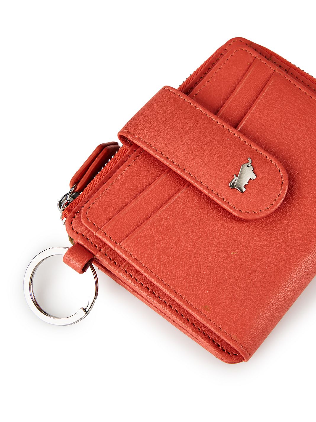 Braun Büffel Joy Custodia per carta di credito Protezione RFID Vera Pelle 11 cm