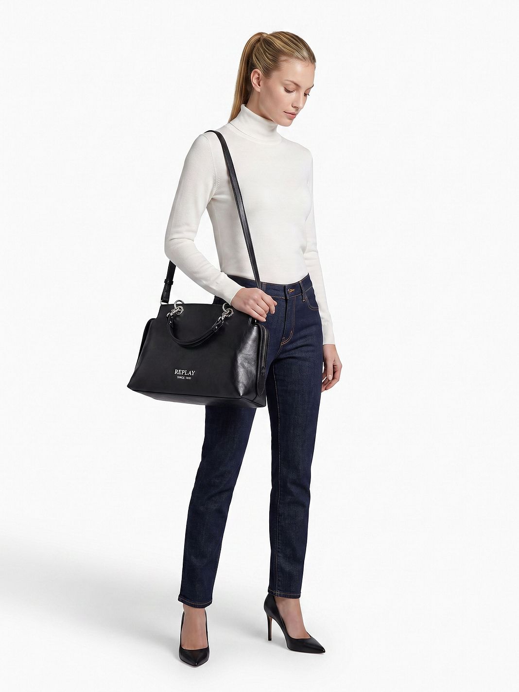 Replay Borsa a spalla 36 cm