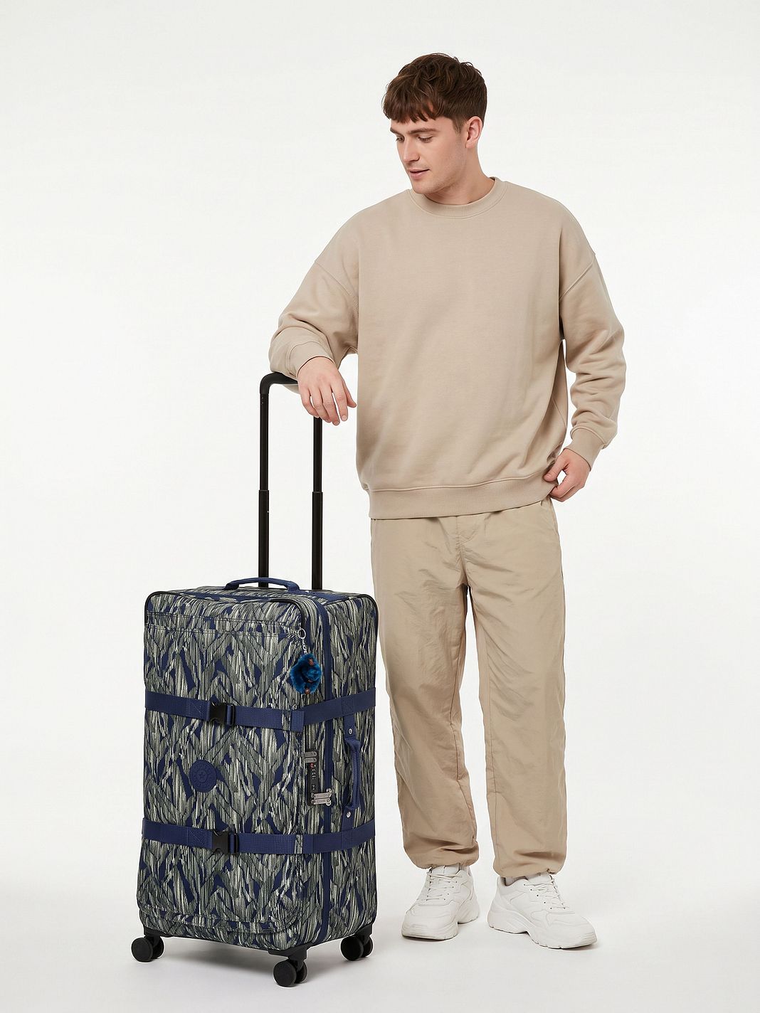 Kipling Basic Prt Spontaneous 4-pyöräinen vetolaukku L 78 cm Kipling Basic Prt Spontaneous 4-pyöräinen vetolaukku L 78 cm