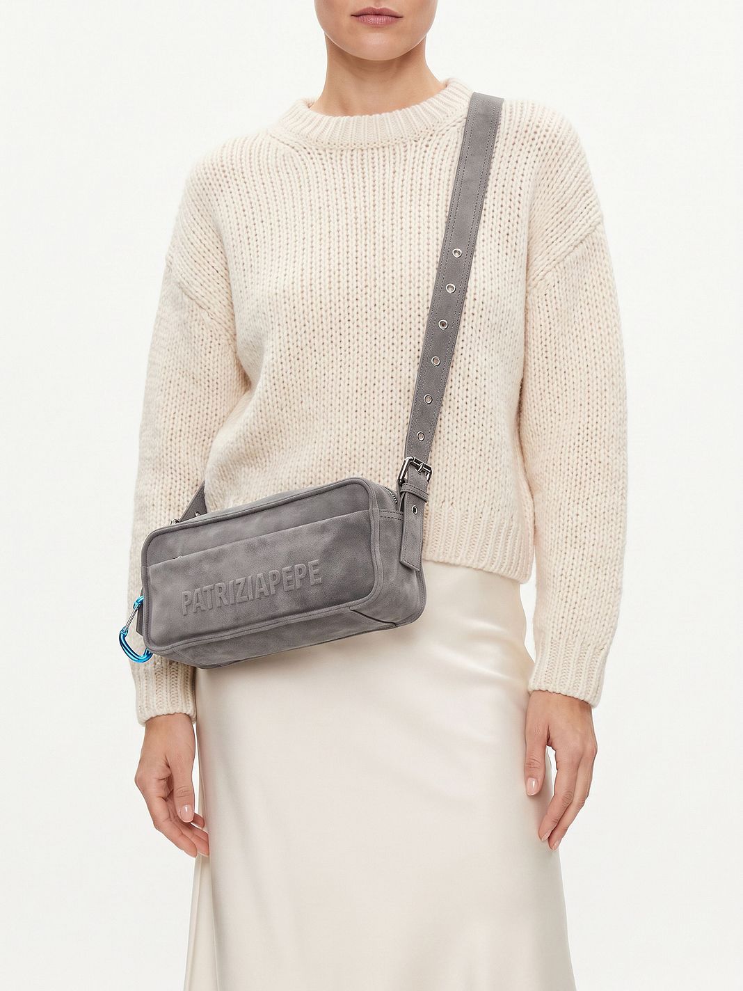 Patrizia Pepe (IM)Perfection Crossbody-väska Läder 36 cm