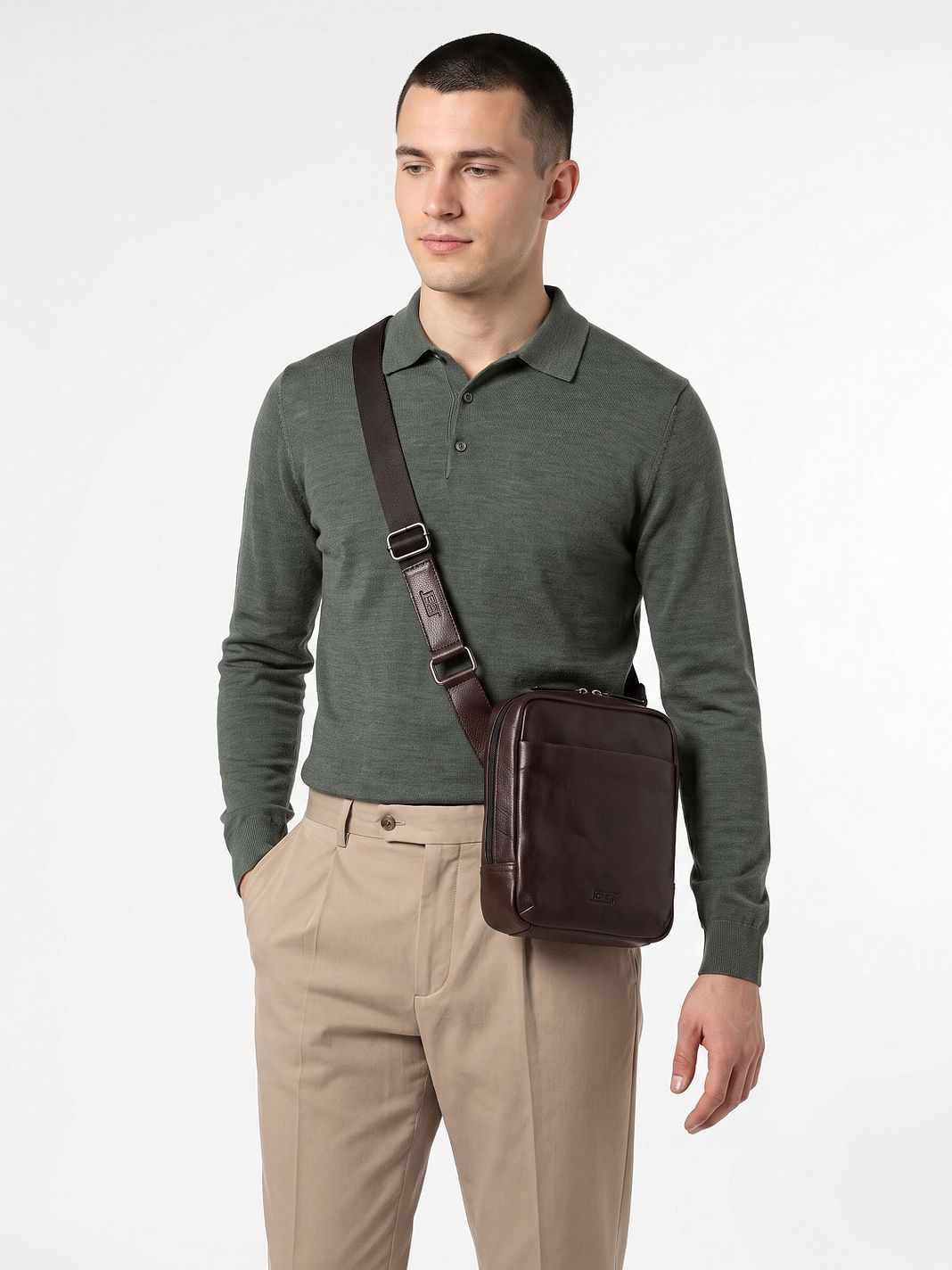 Jost Glasgow Crossbody taška XS RFID ochrana Kůže 20 cm Jost Glasgow Crossbody taška XS RFID ochrana Kůže 20 cm