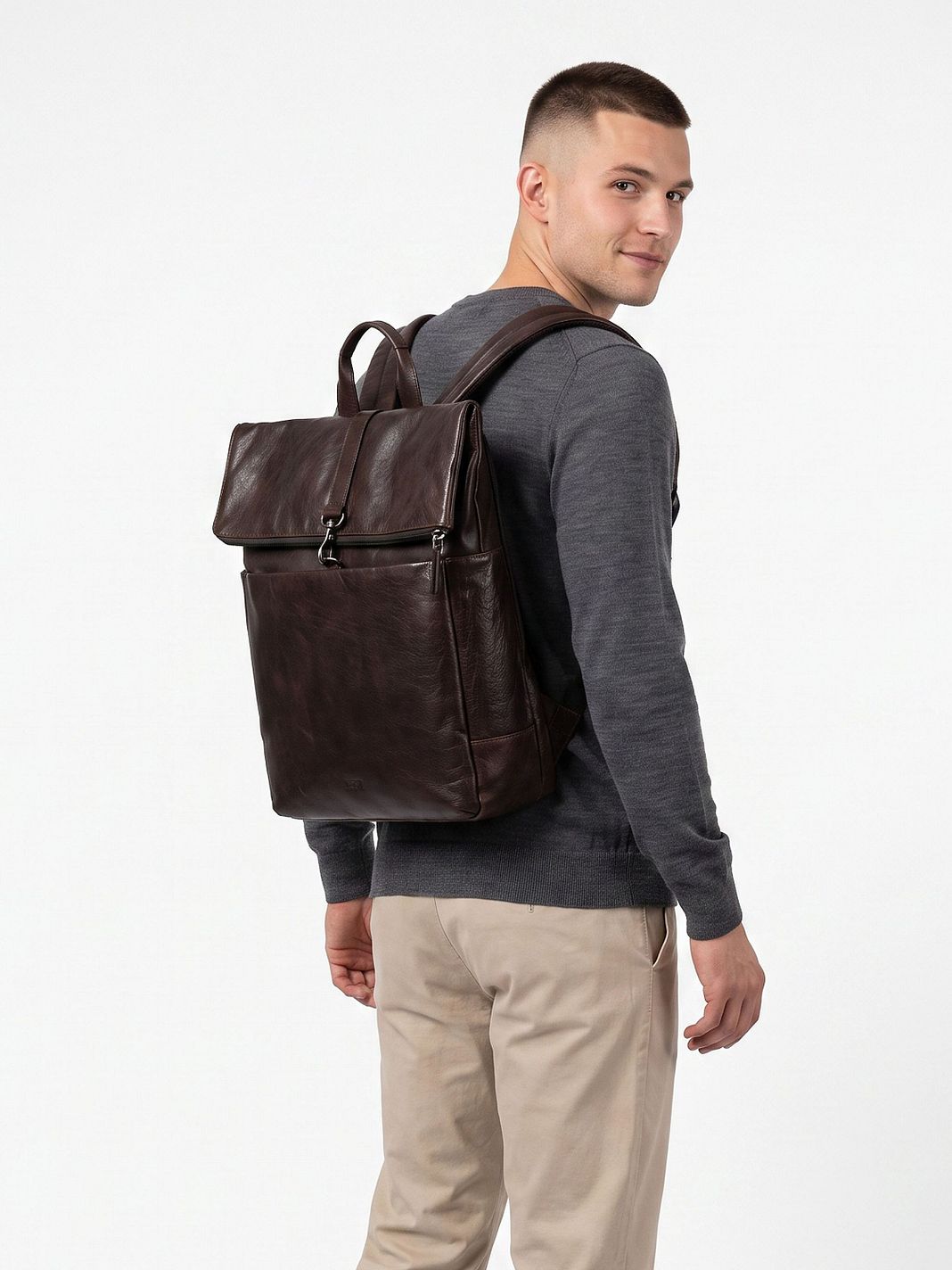Jost Glasgow Dagsryggsäckar RFID-skydd Läder 42 cm Laptopfack Jost Glasgow Dagsryggsäckar RFID-skydd Läder 42 cm Laptopfack