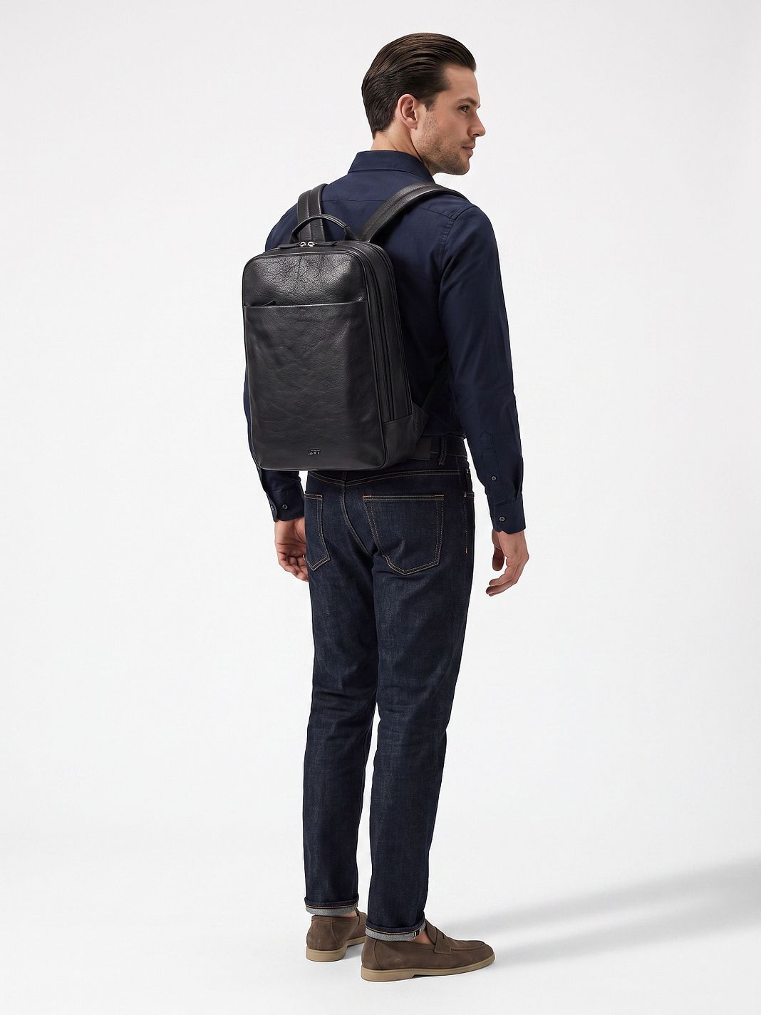 Jost Glasgow Dagsryggsäckar RFID-skydd Läder 44 cm Laptopfack Jost Glasgow Dagsryggsäckar RFID-skydd Läder 44 cm Laptopfack