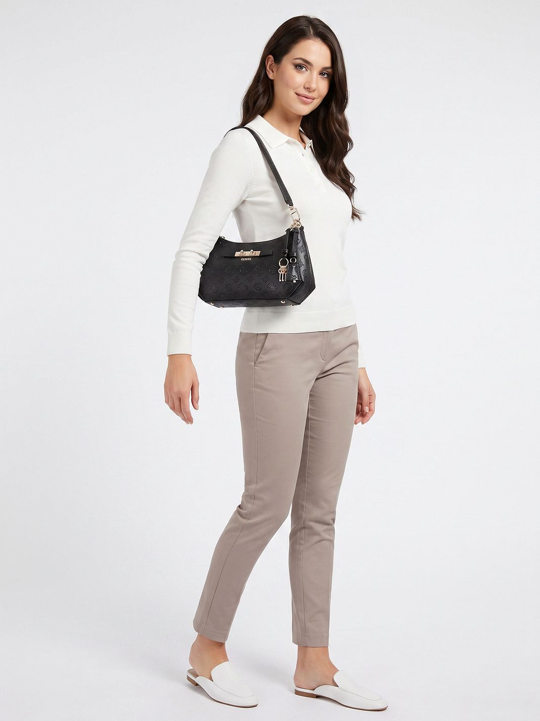 Guess Carmella Borsa a spalla 30 cm
