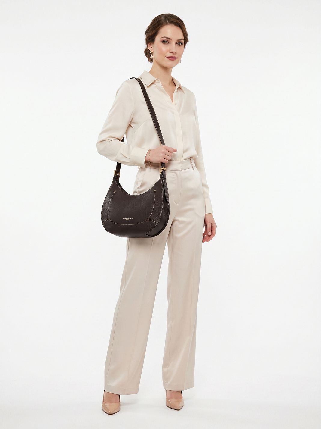 Gianni Chiarini Gabry Borsa a spalla Vera Pelle 28 cm