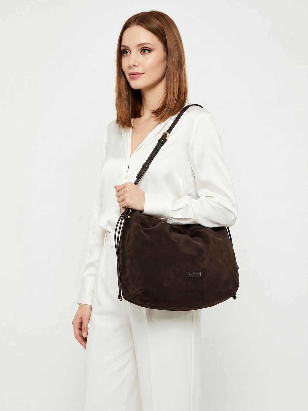 Gianni Chiarini Morgana Borsa a spalla Vera Pelle 46 cm Gianni Chiarini Morgana Borsa a spalla Vera Pelle 46 cm