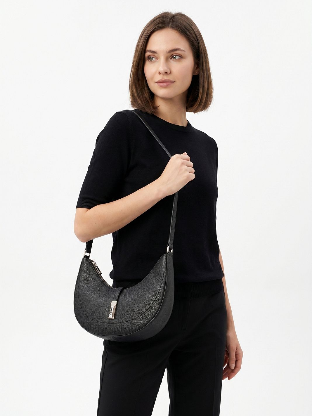 Boss Reah Borsa a tracolla Vera Pelle 22 cm Boss Reah Borsa a tracolla Vera Pelle 22 cm
