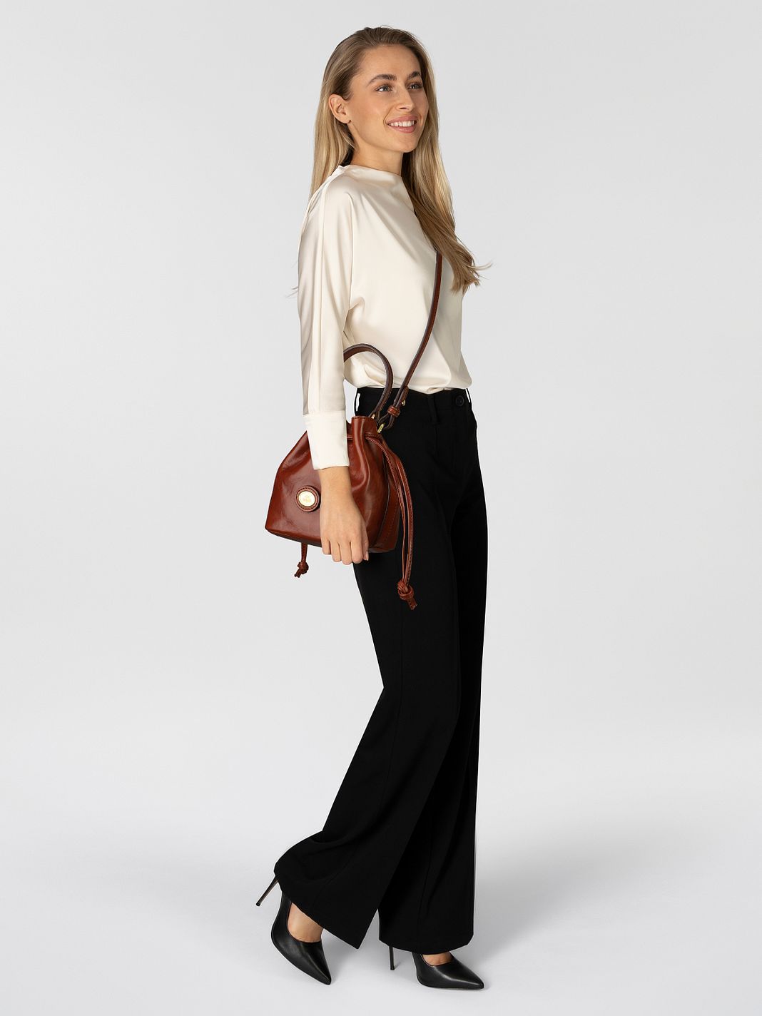 The Bridge Story Donna Mini borsa a mano Vera Pelle 15 cm