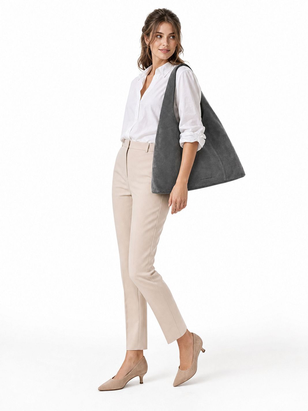 LES VISIONNAIRES Paz Essential Borsa a spalla Vera Pelle 46 cm LES VISIONNAIRES Paz Essential Borsa a spalla Vera Pelle 46 cm
