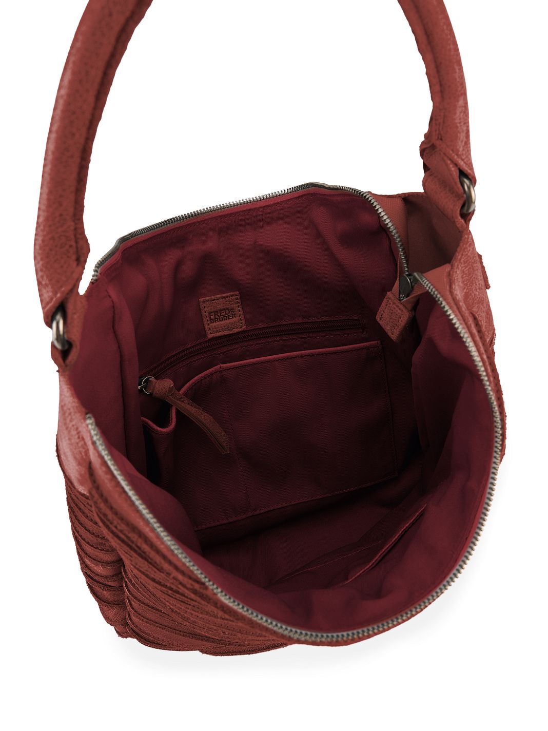 FredsBruder Riffeltier S Borsa a spalla Vera Pelle 33 cm
