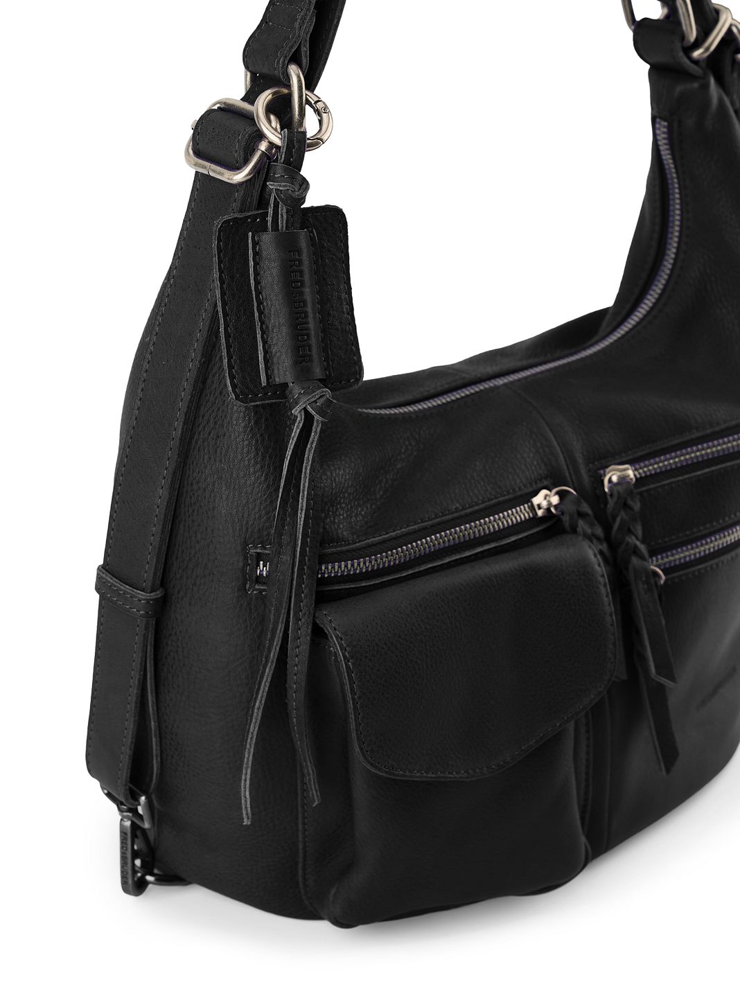 FredsBruder Forever Borsa a spalla Vera Pelle 38 cm FredsBruder Forever Borsa a spalla Vera Pelle 38 cm