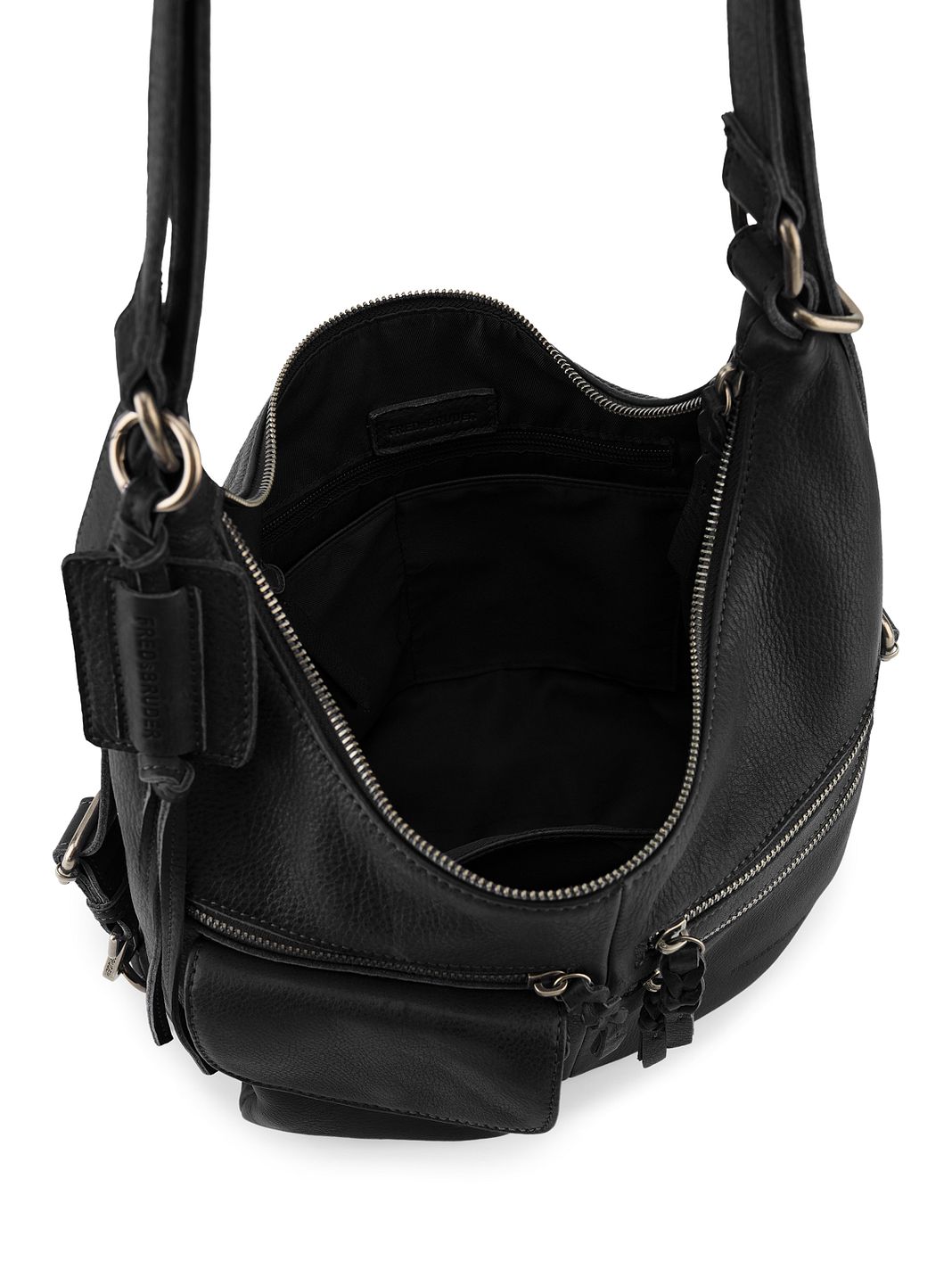 FredsBruder Forever Borsa a spalla Vera Pelle 38 cm FredsBruder Forever Borsa a spalla Vera Pelle 38 cm