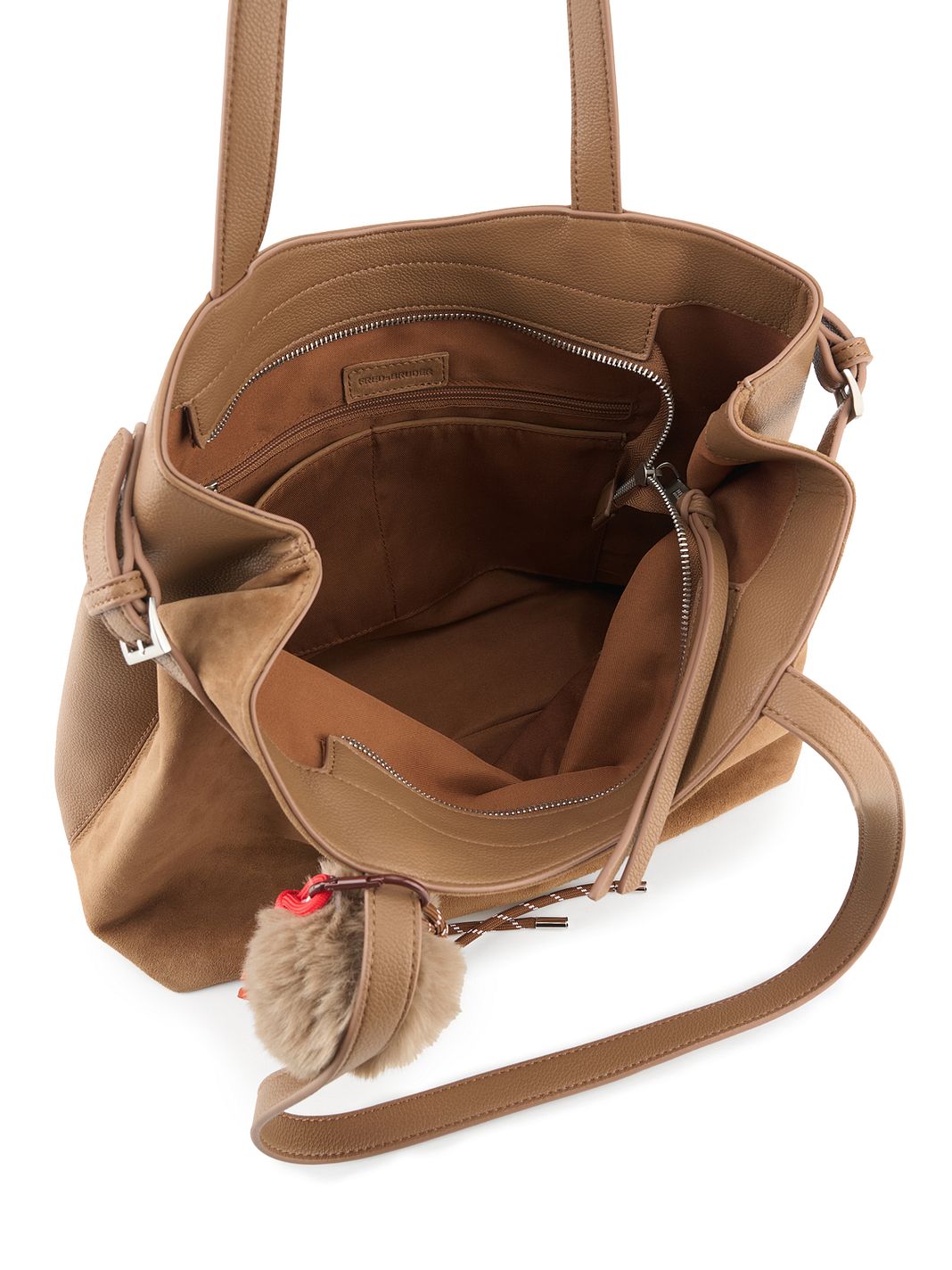 FredsBruder Playful Borsa a spalla Vera Pelle 37 cm