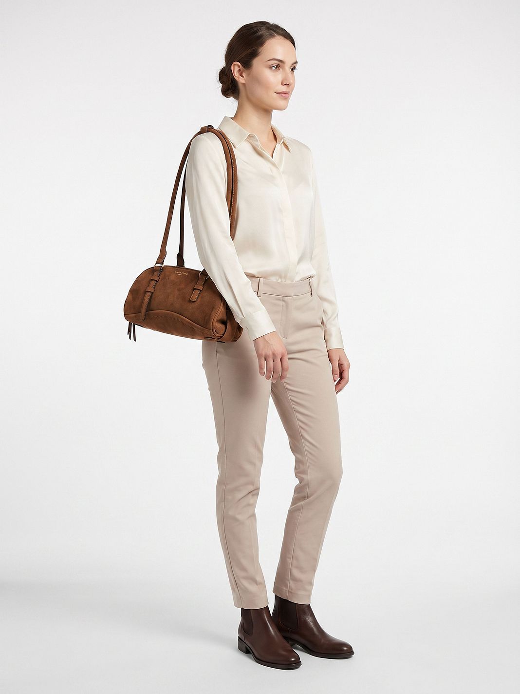 Liebeskind Capri Bolsa de hombro S Piel natural 25.5 cm Liebeskind Capri Bolsa de hombro S Piel natural 25.5 cm