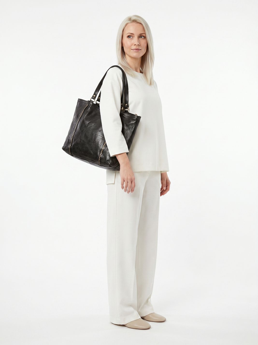 Campomaggi Violante Borsa shopper Vera Pelle 48 cm