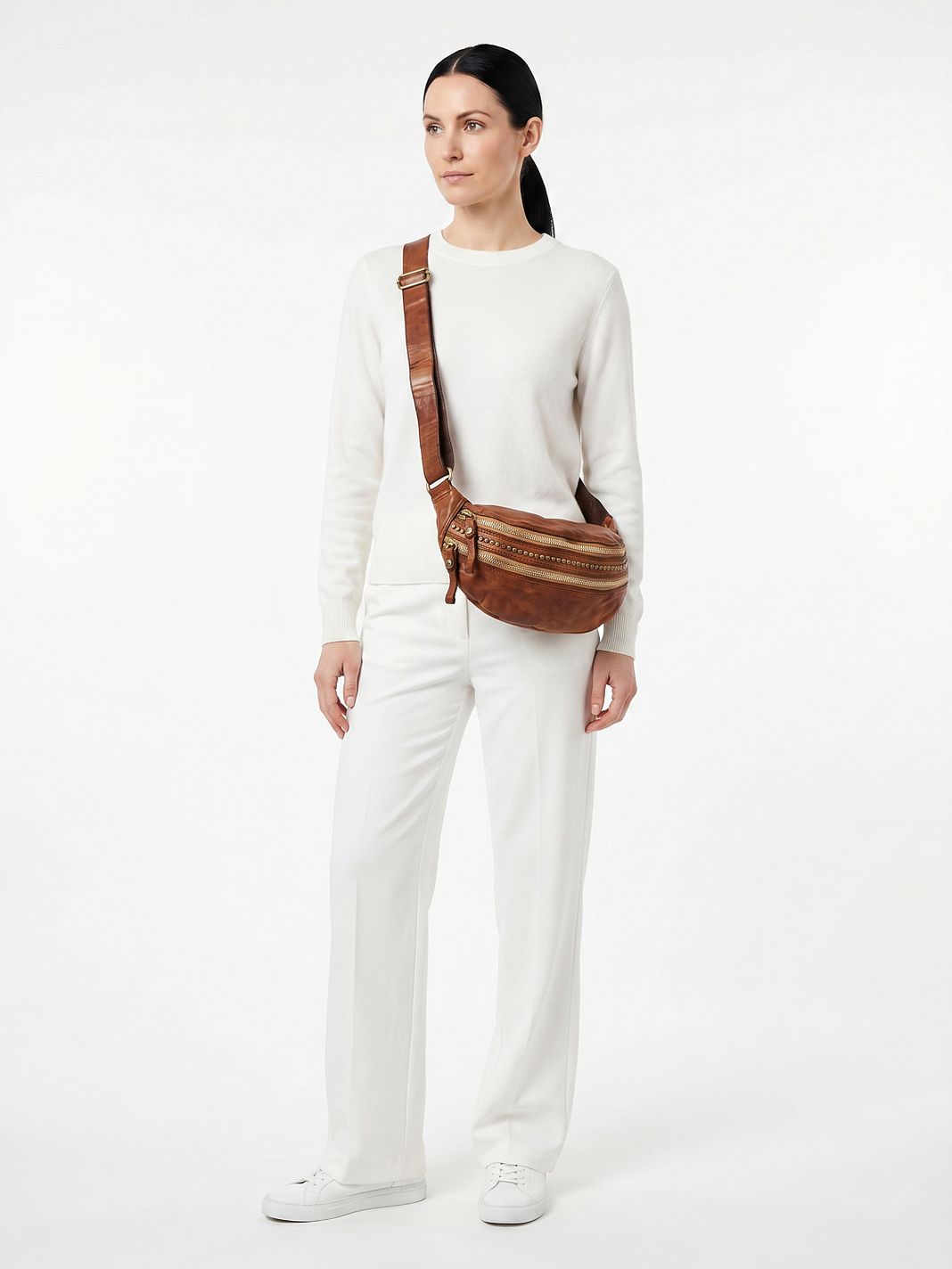 Campomaggi Micaela Bolsa de hombro Piel natural 29 cm Campomaggi Micaela Bolsa de hombro Piel natural 29 cm