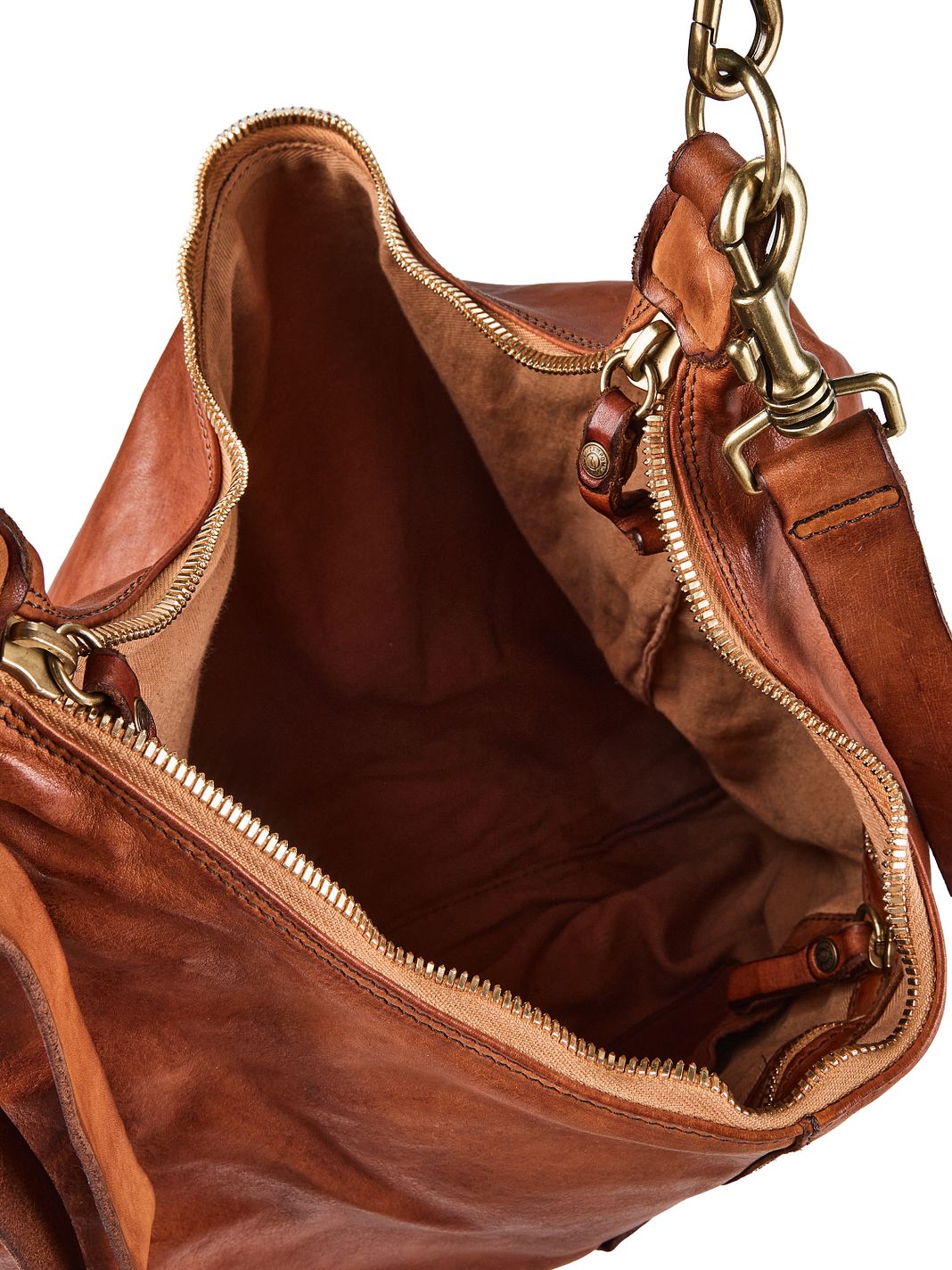 Campomaggi Wanda Borsa a spalla Vera Pelle 38 cm Campomaggi Wanda Borsa a spalla Vera Pelle 38 cm
