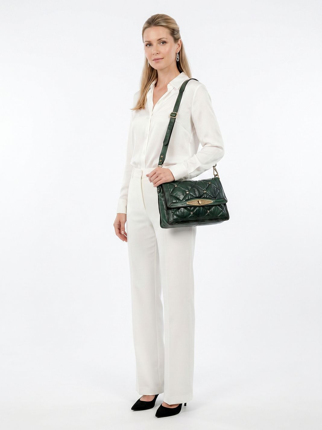 Campomaggi Elvira Borsa a spalla Vera Pelle 27 cm