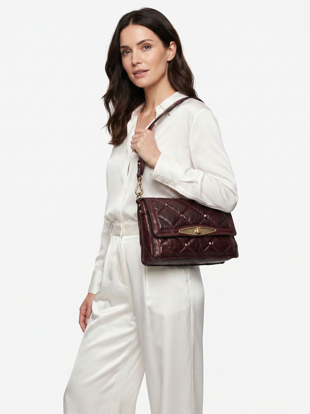 Campomaggi Elvira Borsa a spalla Vera Pelle 27 cm Campomaggi Elvira Borsa a spalla Vera Pelle 27 cm