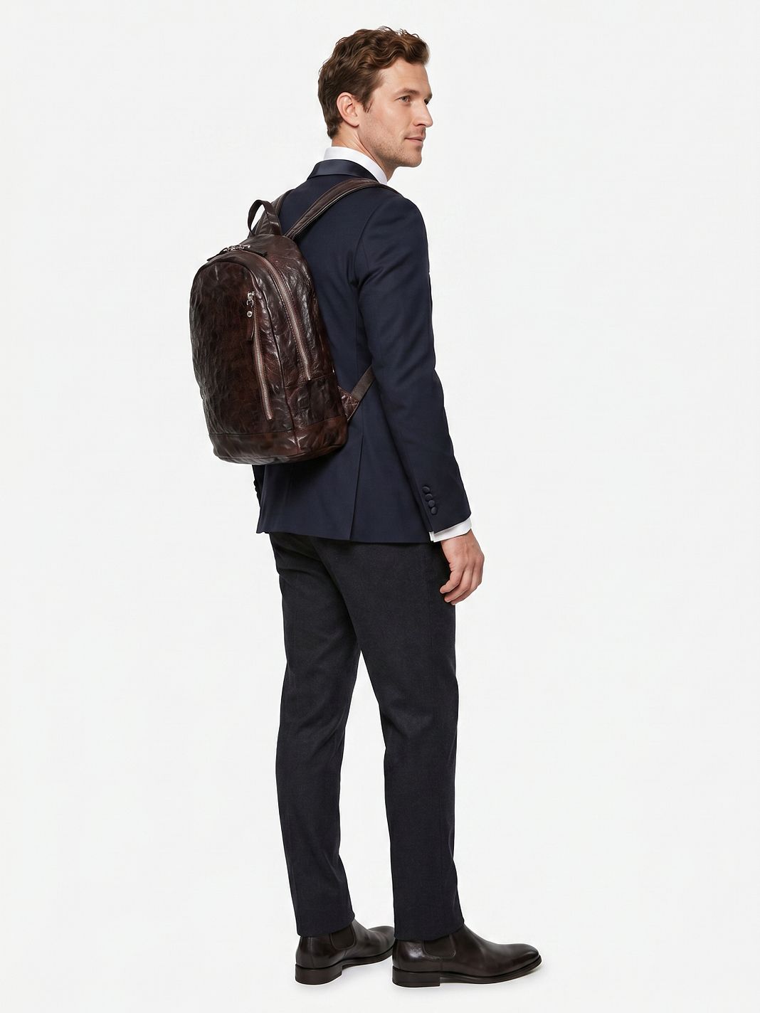 Campomaggi Frassino Zaino da giorno Vera Pelle 45 cm Vano porta PC