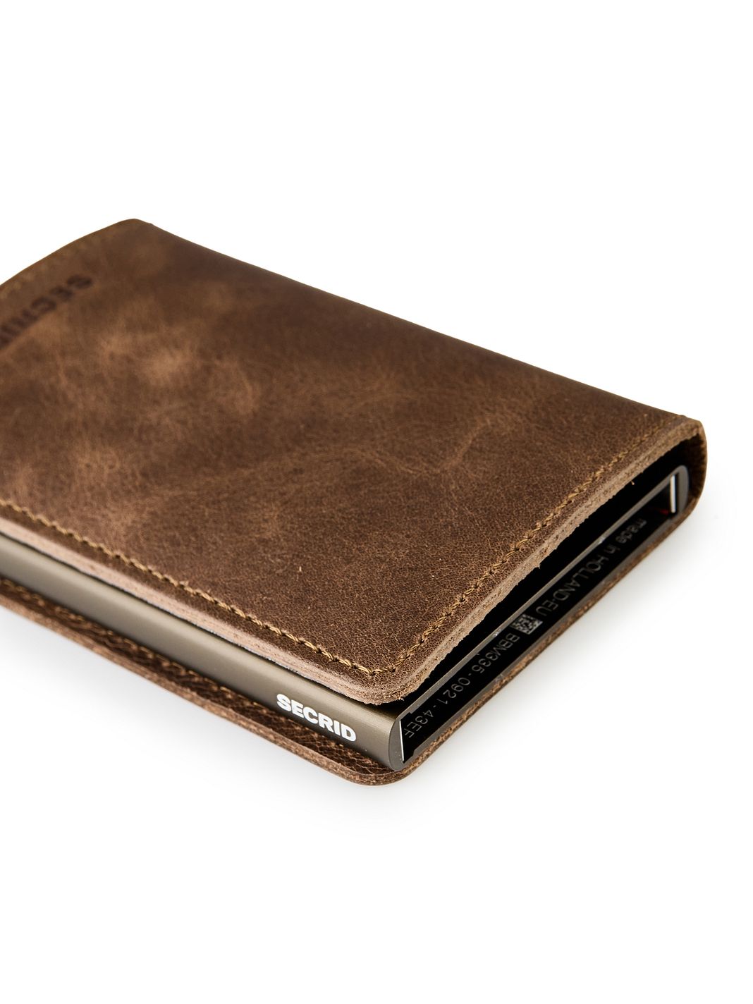 Secrid Slimwallet Custodia per carta di credito Protezione RFID Vera Pelle 6.5 cm