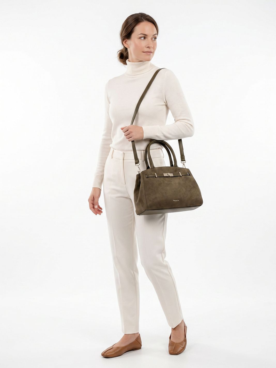 Tamaris TAS Martina Bolsa de hombro Piel natural 32 cm