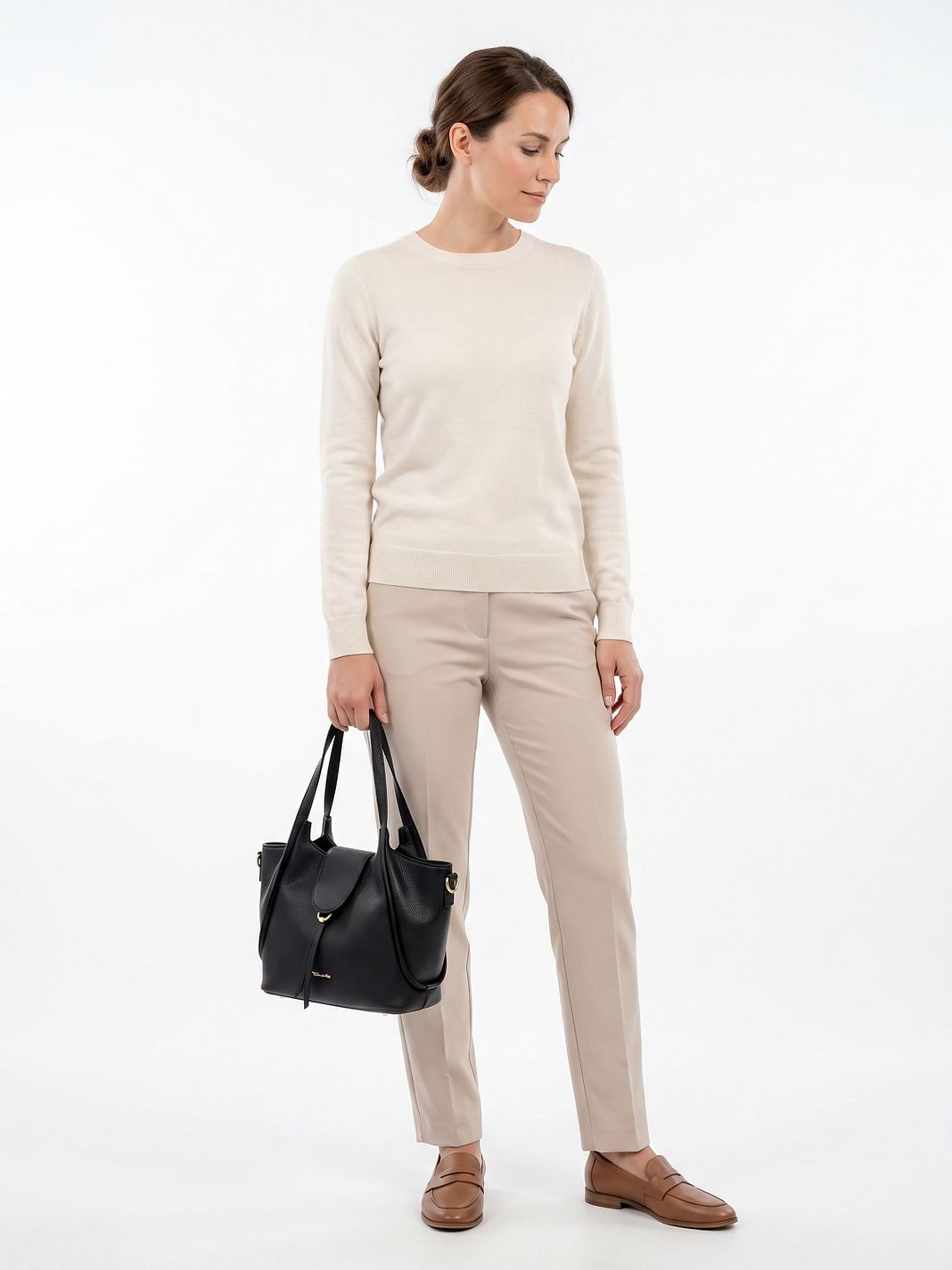 Tamaris TAS Manuela Bolsa de hombro Piel natural 36 cm