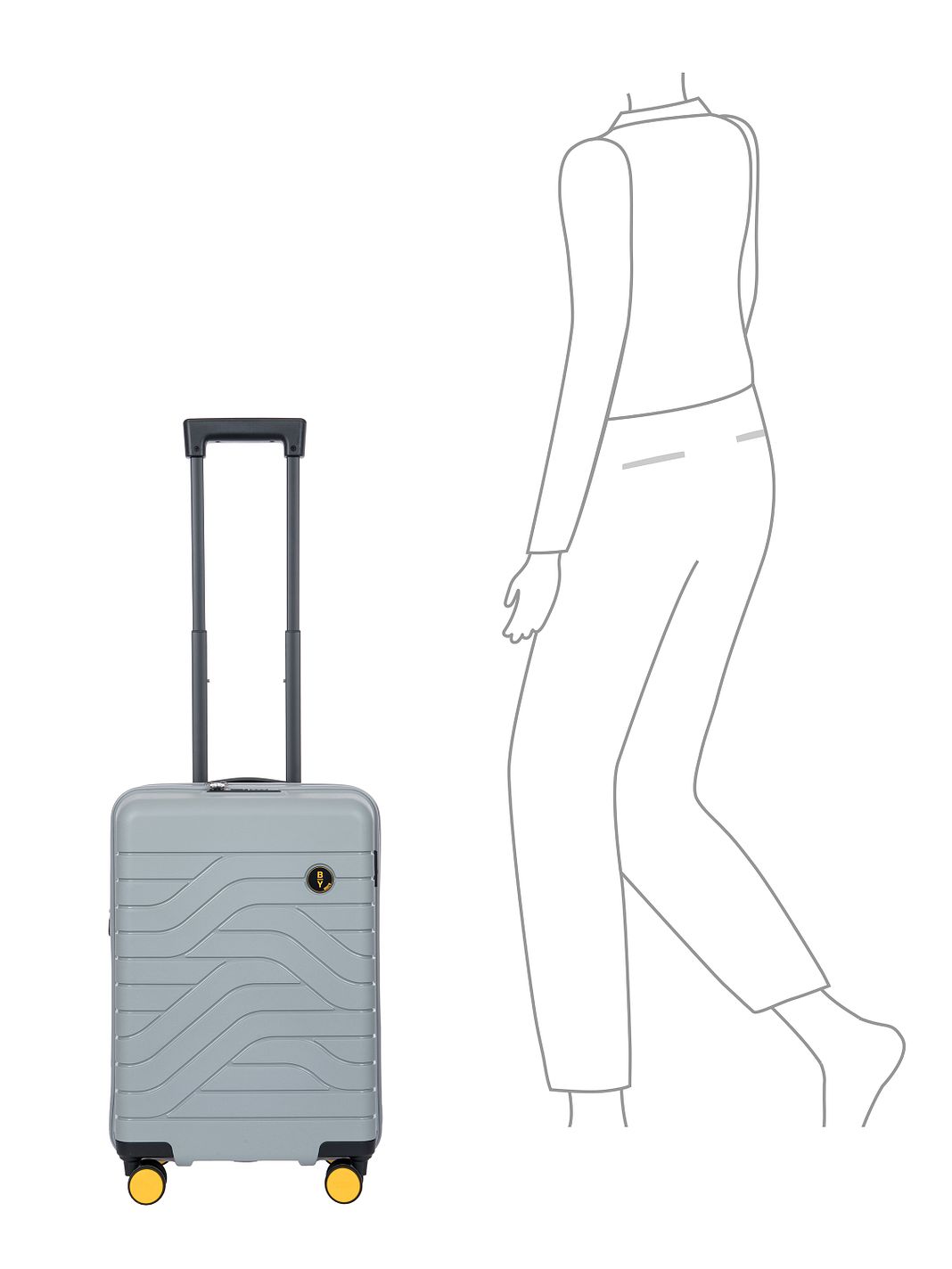 Bric's B|Y Ulisse 4 ruote Trolley cabina 55 cm espandibile Bric's B|Y Ulisse 4 ruote Trolley cabina 55 cm espandibile