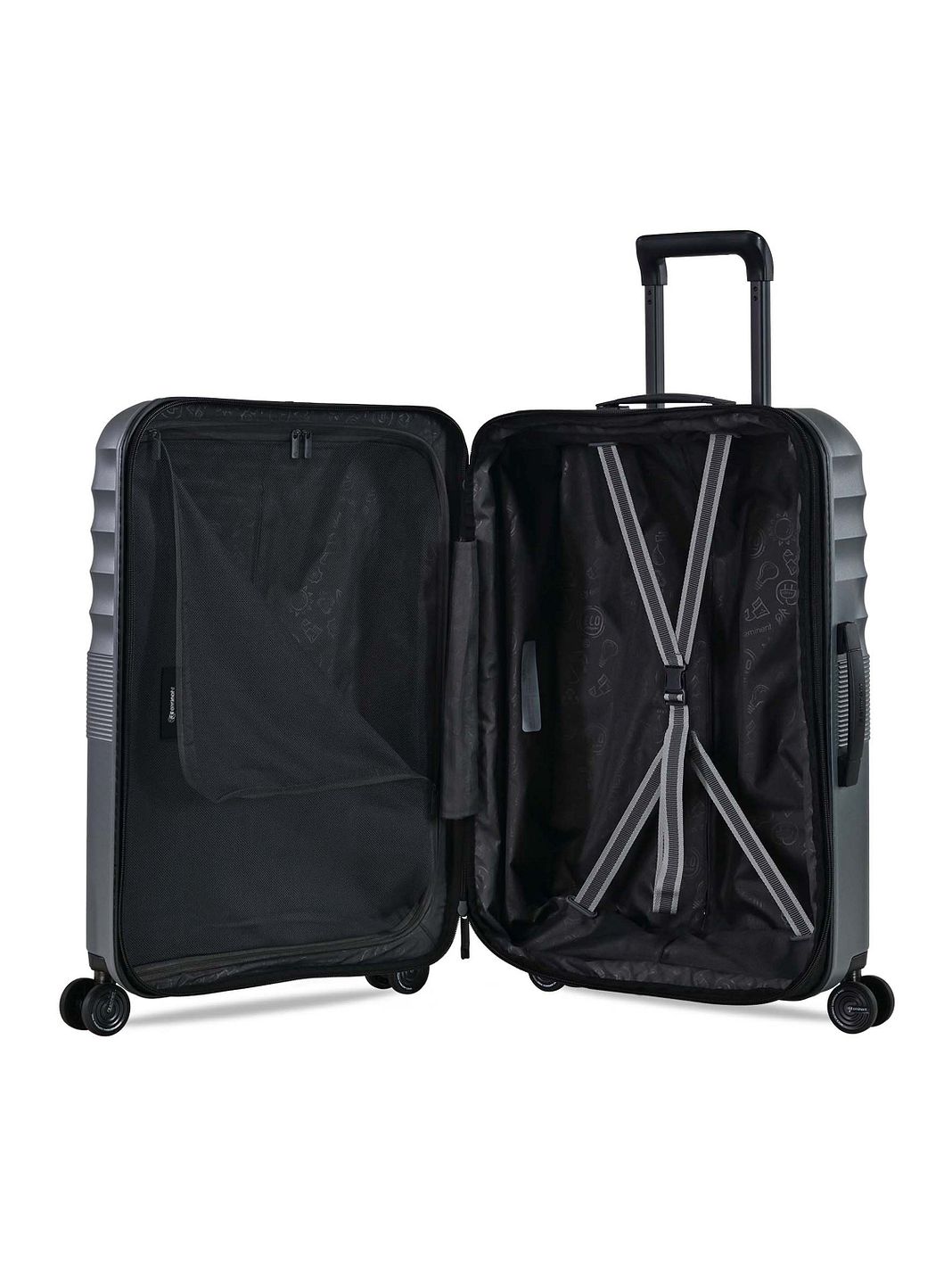 Eminent Dandelion 4 ruote Trolley cabina S 40 cm espandibile Eminent Dandelion 4 ruote Trolley cabina S 40 cm espandibile