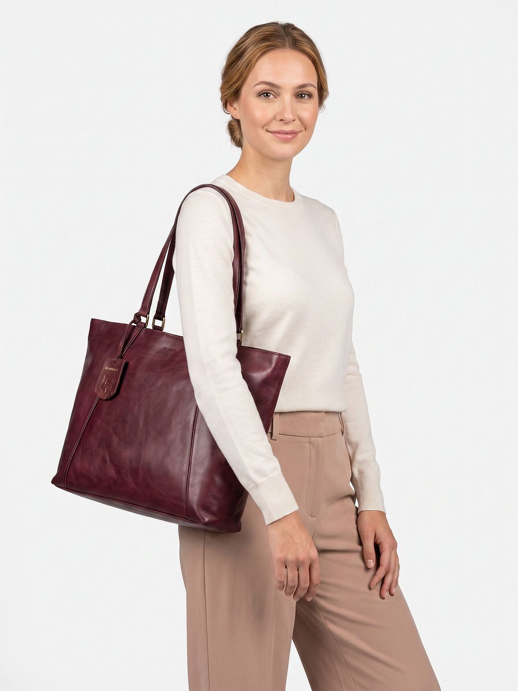 Burkely Fine Florence Borsa shopper Vera Pelle 37 cm Vano porta PC Burkely Fine Florence Borsa shopper Vera Pelle 37 cm Vano porta PC