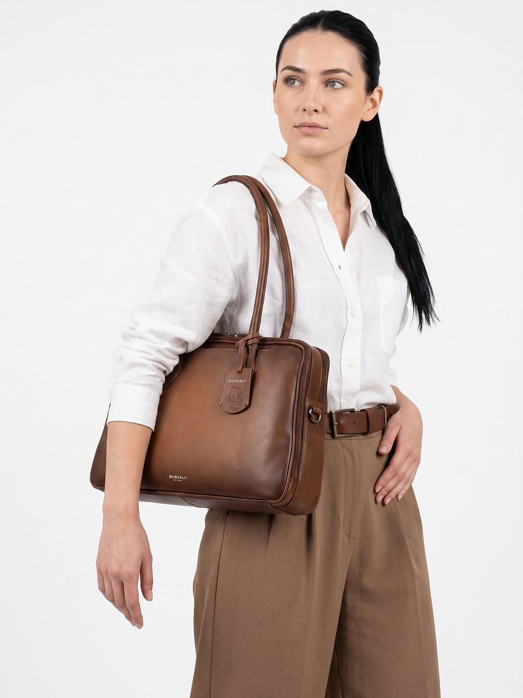 Burkely Ledger Valigetta Vera Pelle 40 cm Vano porta PC Burkely Ledger Valigetta Vera Pelle 40 cm Vano porta PC