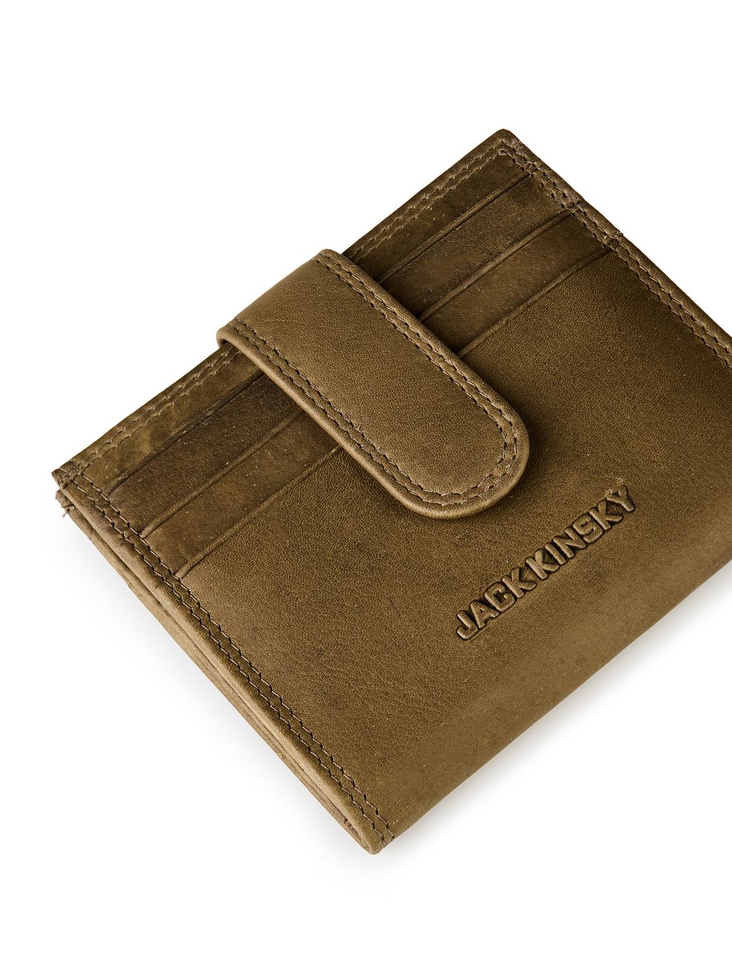 Jack Kinsky Aruba Portafoglio Protezione RFID Vera Pelle 10 cm