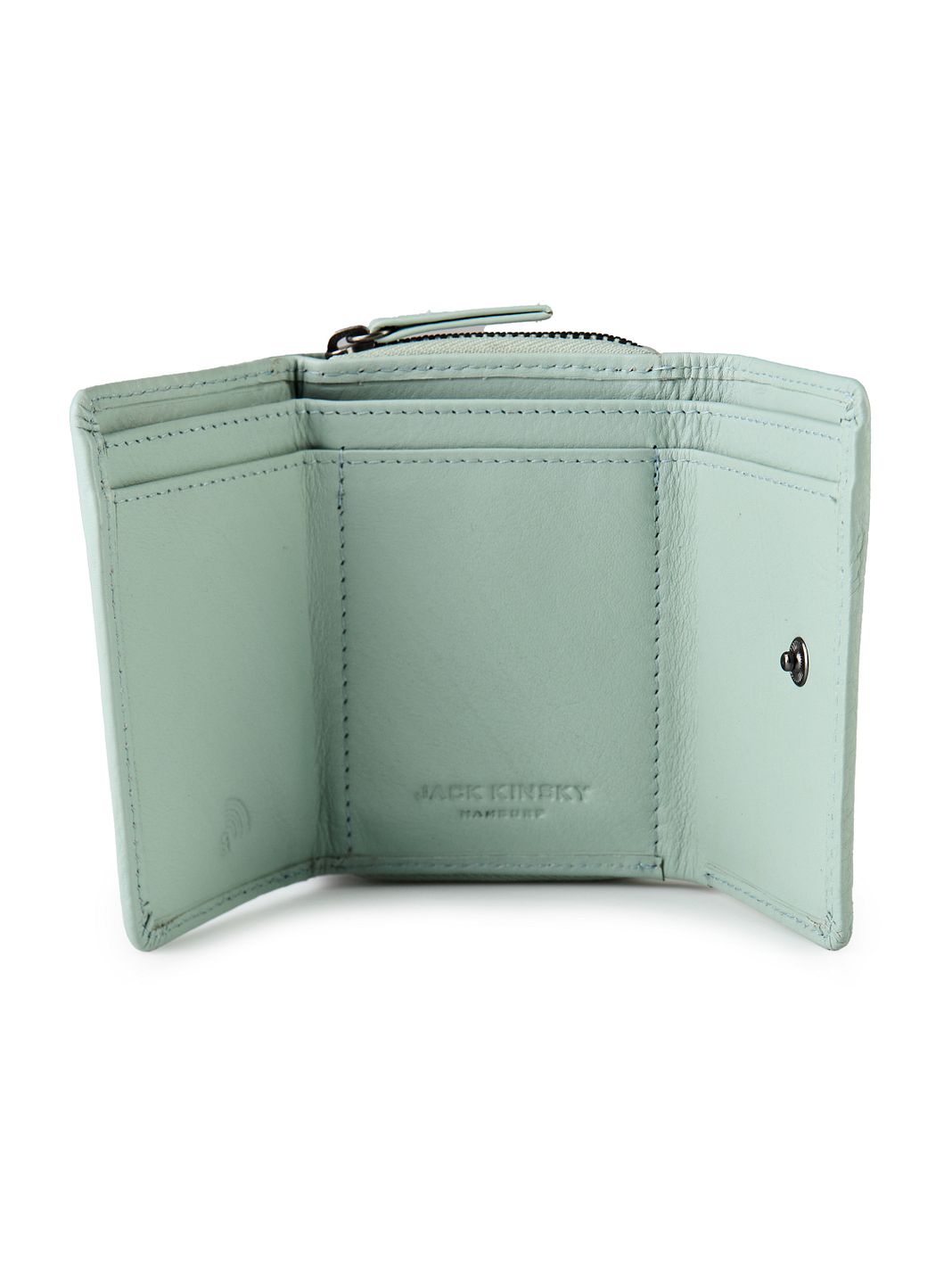 Jack Kinsky Livorno 120 Portafoglio Protezione RFID Vera Pelle 10 cm