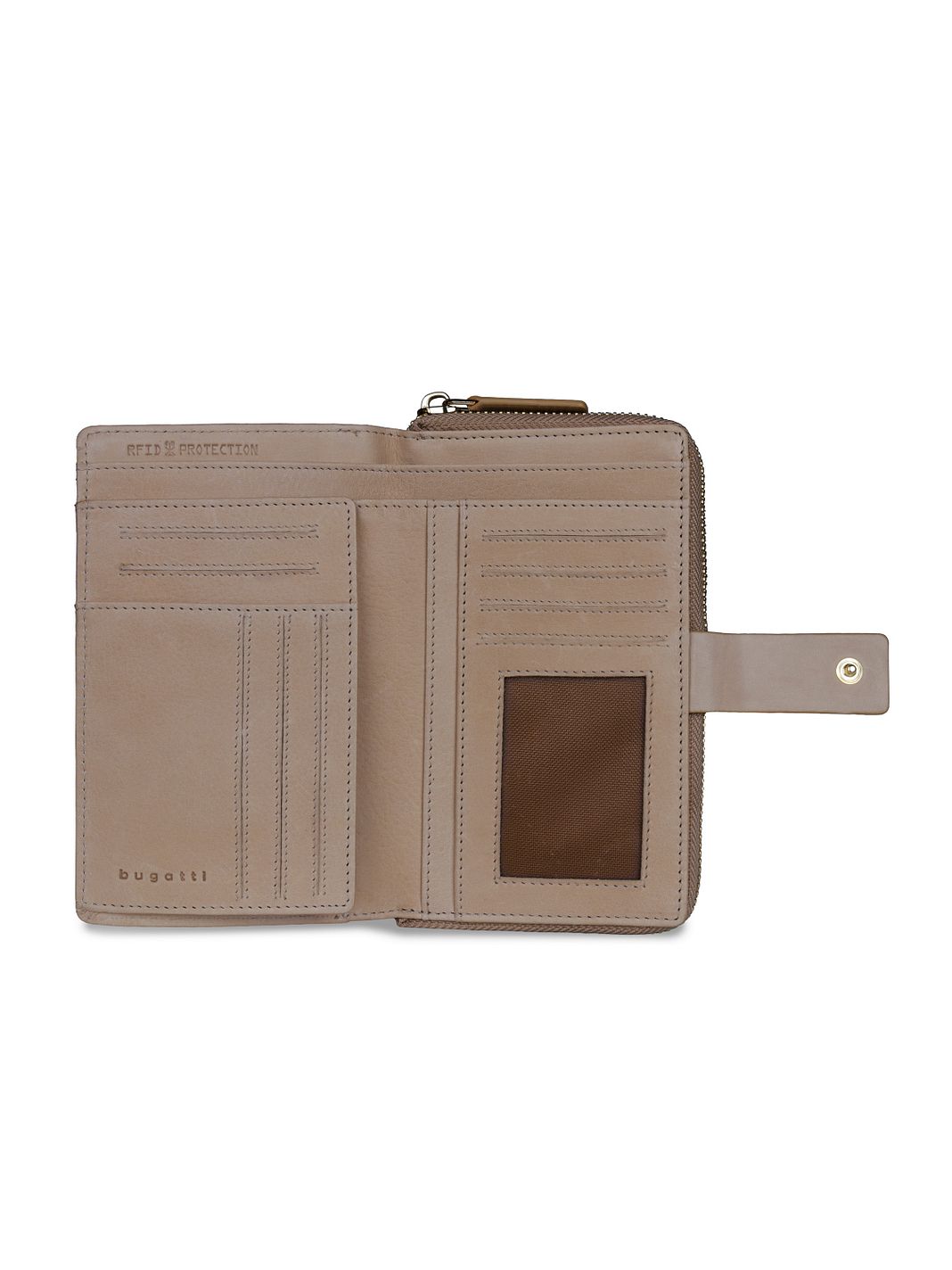 bugatti Noemi Portafoglio Protezione RFID Vera Pelle 16 cm
