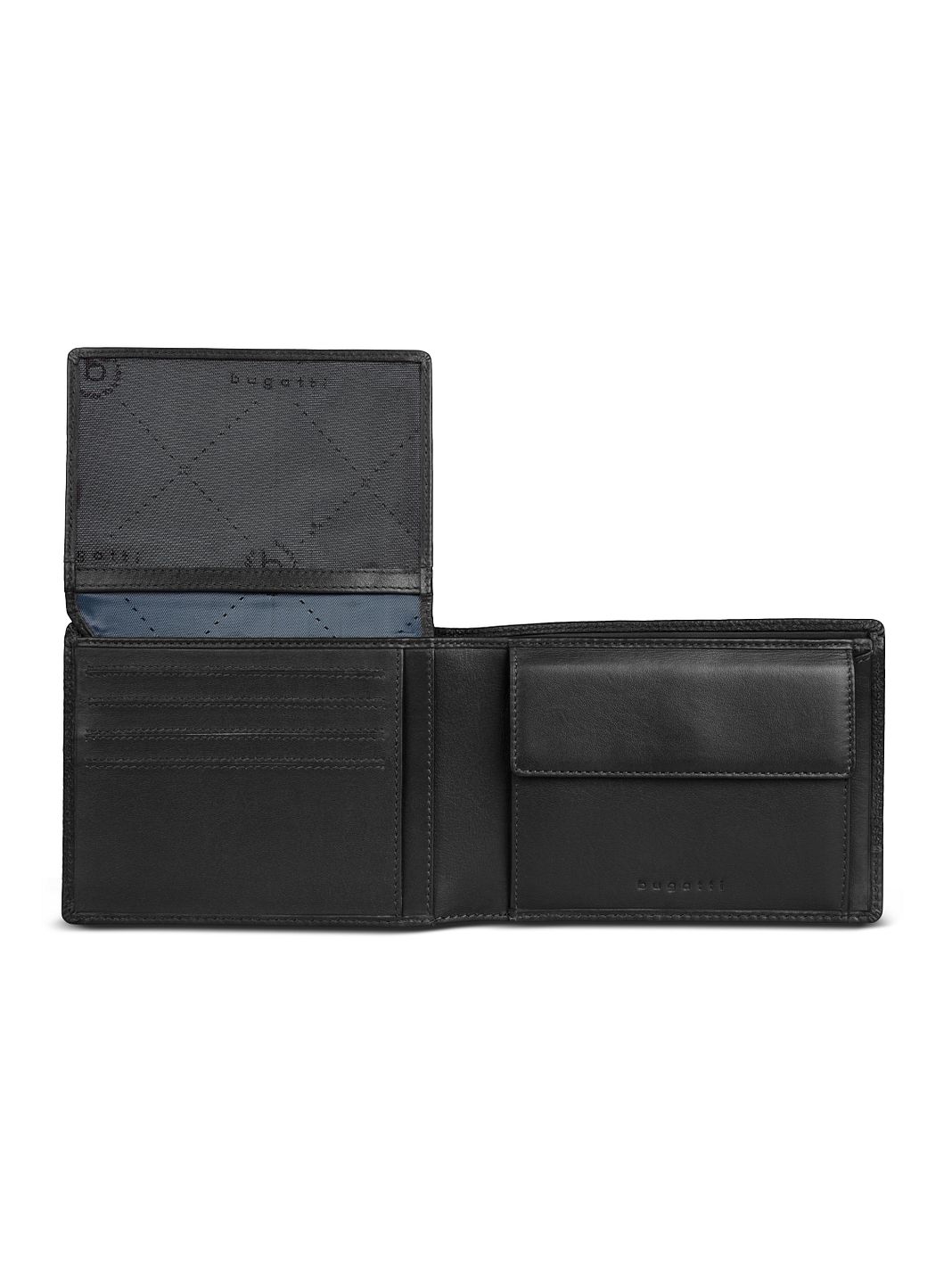 bugatti Due Portafoglio Protezione RFID Vera Pelle 12.5 cm
