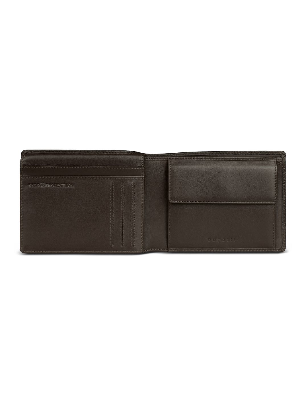 bugatti Due Portafoglio Protezione RFID Vera Pelle 12.5 cm