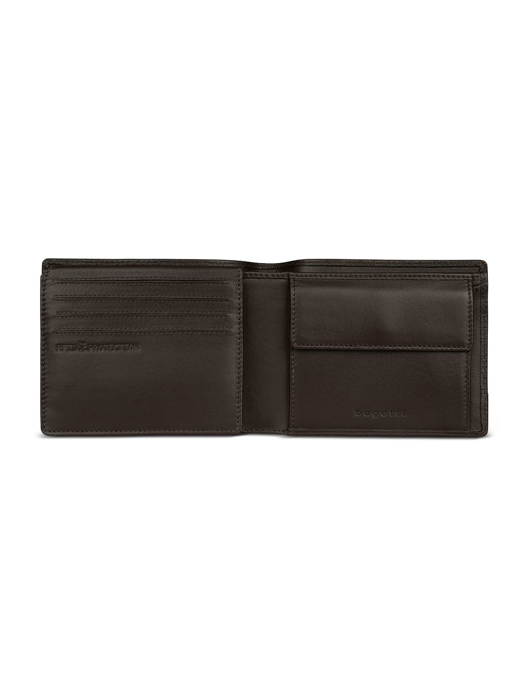 bugatti Due Portafoglio Protezione RFID Vera Pelle 11.5 cm